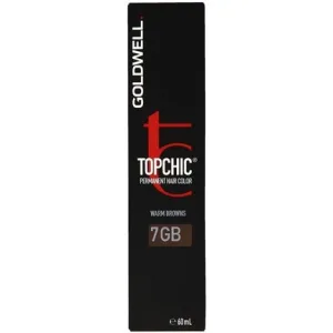 Vopsea de păr permanentă, Goldwell, Topchic 7Gb, Sahara Blond Bej