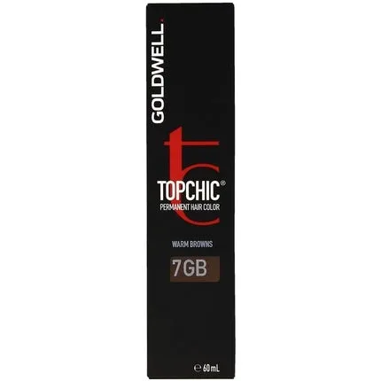 Vopsea de păr permanentă, Goldwell, Topchic 7Gb, Sahara Blond Bej — preț și oferte