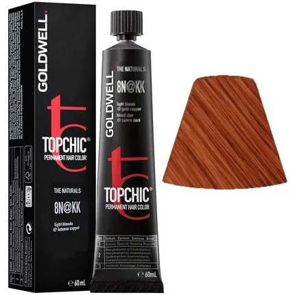 Vopsea de păr Goldwell TOPchic Light Blonde Intense Copper, 60ml — preț și oferte