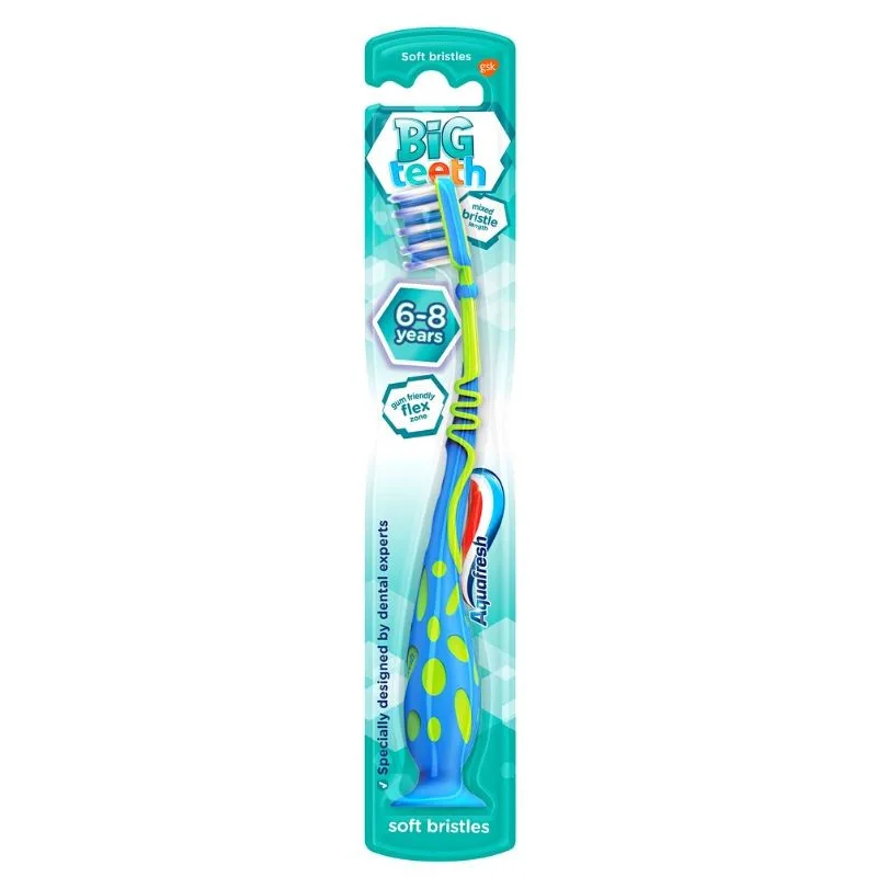 Aquafresh periuta dinti Big teeth, 6- 8 ani — preț și oferte
