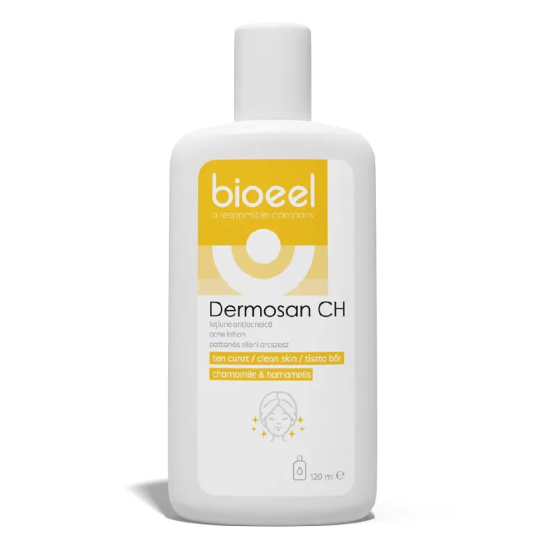 Lotiune antiacneica Dermosan CH, 120 ml, Bioeel — preț și oferte