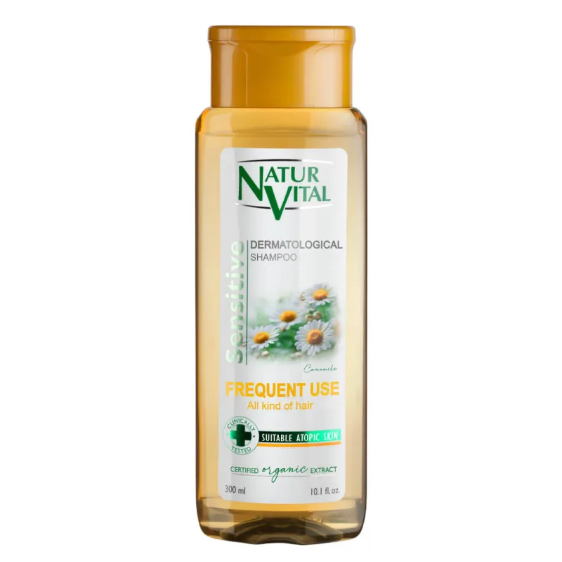 Șampon, Naturvital, Sensitive, mușețel, 300ml — preț și oferte
