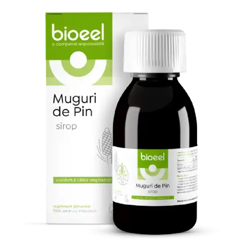 Sirop de muguri de pin, 120 ml, Bioeel — preț și oferte