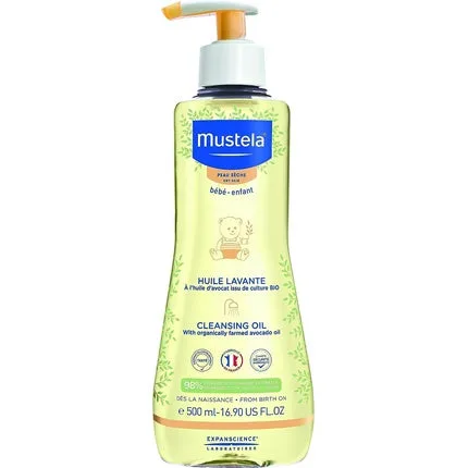 Ulei curățare, Mustela, piele uscată, 500ml — preț și oferte