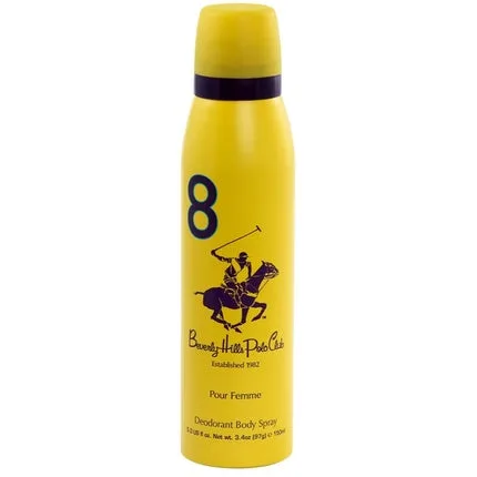 Deodorant Spray Beverly Hills Polo Club Women Eight, galben, 150 ml — preț și oferte