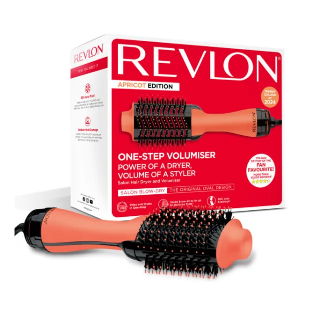 Perie electrica fixa One-Step Hair Dryer & Volumiser, RVDR5222AE, apricot, Revlon — preț și oferte