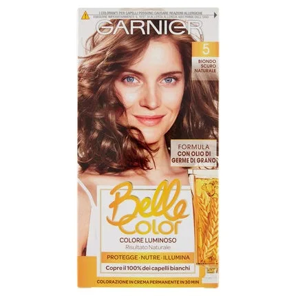 Vopsea de păr, Garnier Belle Color, blond închis natural — preț și oferte