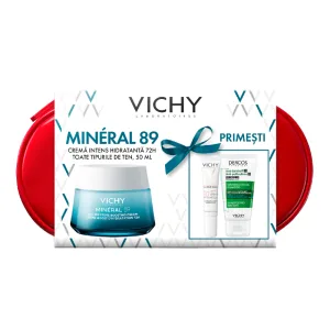 Trusa Crema Intens Hidratanta 72H  Mineral 89, 50 ml, Vichy