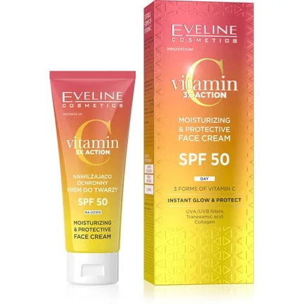 Cremă protecție solară Eveline, SPF50, 30ml — preț și oferte