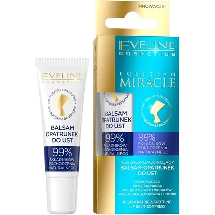 Balsam de buze, Eveline Cosmetics, Egyptian Miracle, 12ml — preț și oferte