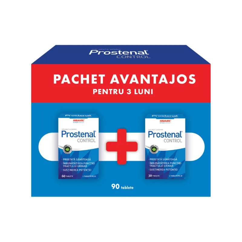 Pachet Prostenal Control, 60 + 30 tablete, Walmark STADA — preț și oferte