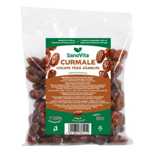 Curmale fara samburi, 200 g, Sanovita
