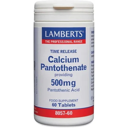 Vitamine, Lamberts, Calcium Pantothenate 500mg, 60 comprimate — preț și oferte