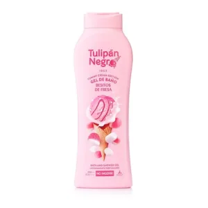 Gel de duș Tulipan Negro căpșuni 650ml roz