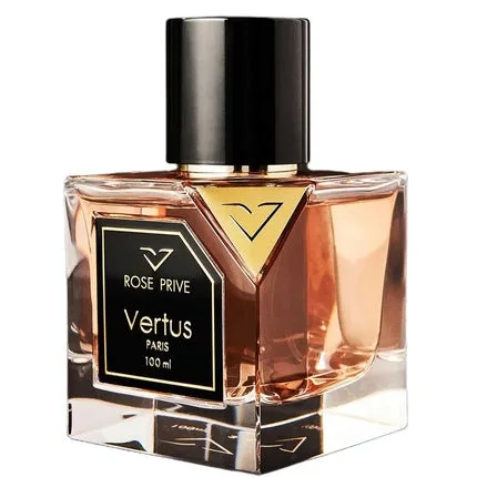 Eau De Parfum, Vertus Paris, Rose Prive, 100 ml, sticlă transparentă, capac negru — preț și oferte
