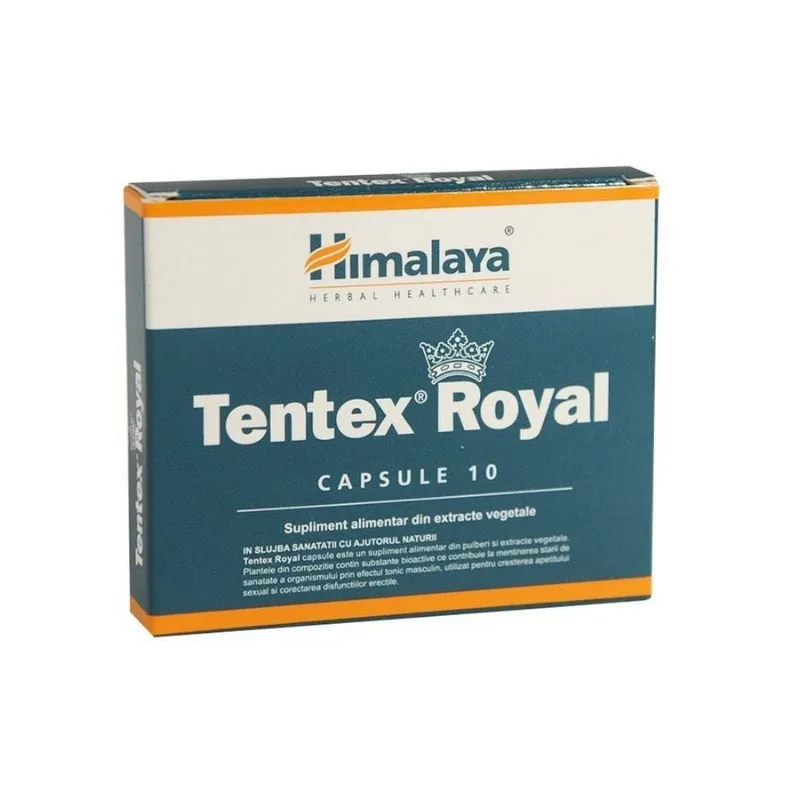 Himalaya,Tentex Royal pentru performanta sexuala, 10 capsule — preț și oferte