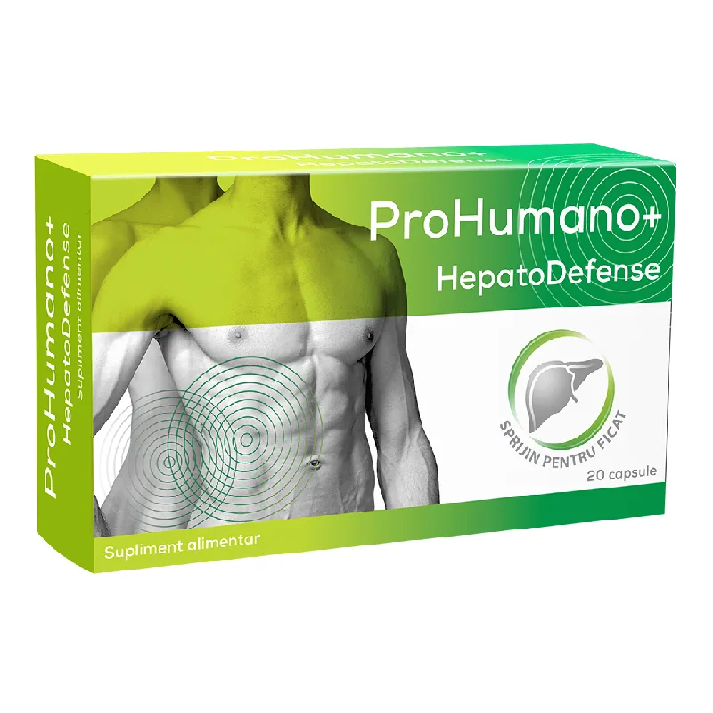 HepatoDefense ProHumano+, 30 capsule, Ergo Pharma ERGOPHARMA — preț și oferte