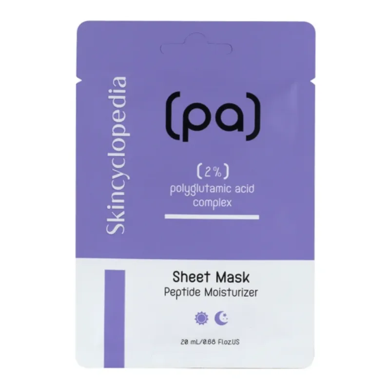 Masca de fata tip servetel cu acid poliglutaminic, 20ml, Skincyclopedia — preț și oferte