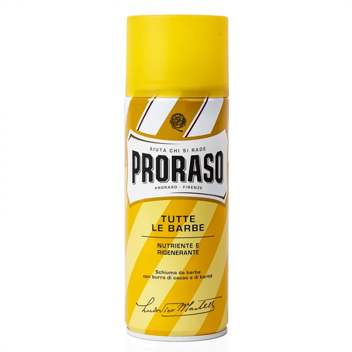Spumă de ras, Proraso, Unt de Karite, 400ml — preț și oferte