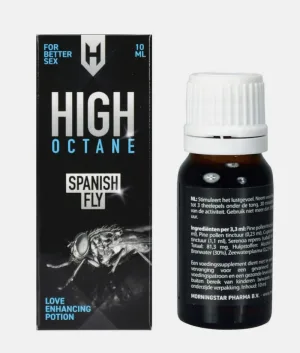 Aphrodisiac, High Octane, Spanish Fly 10ml, negru
