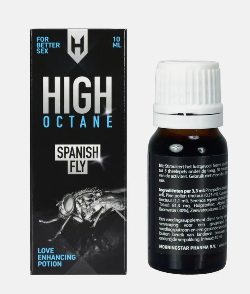 Aphrodisiac, High Octane, Spanish Fly 10ml, negru — preț și oferte