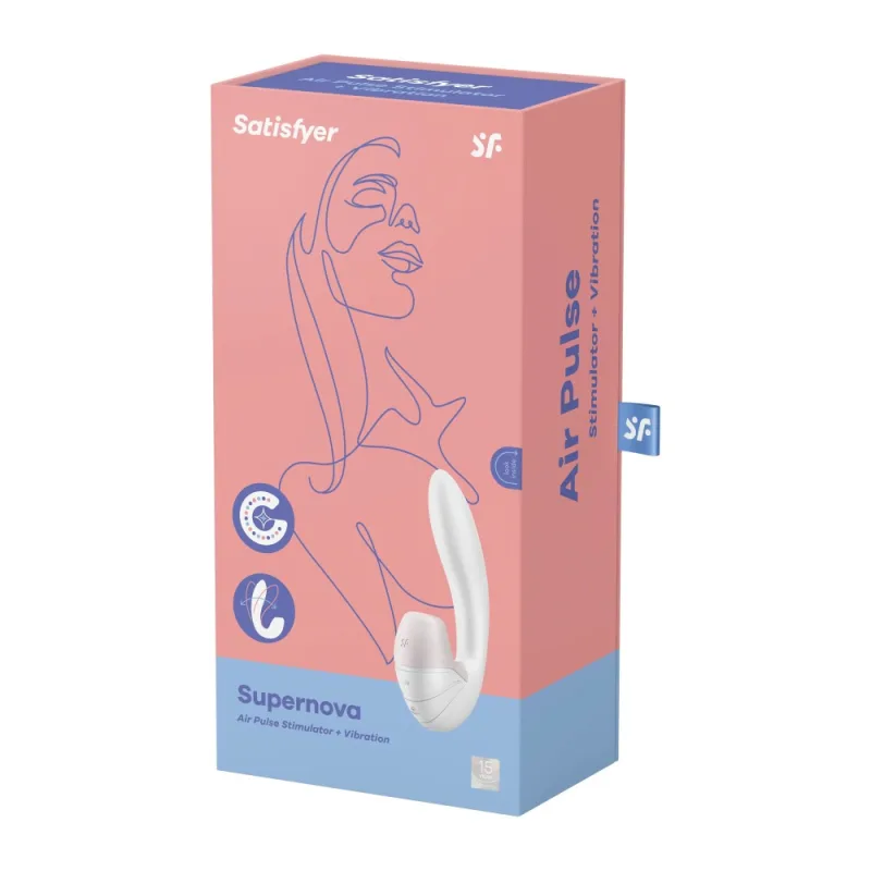 Vibrator cu Unde de Presiune, Satisfyer Supernova, 18 cm, Reglabil — preț și oferte