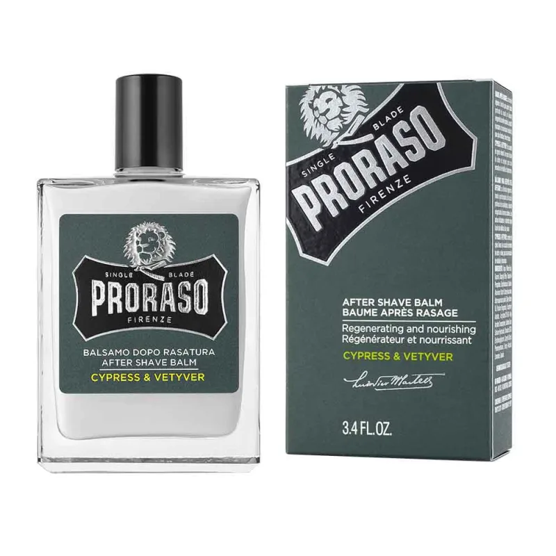 Balsam Aftershave Proraso Cypress & Vetyver 100ml si Wood and Spice 100ml — preț și oferte