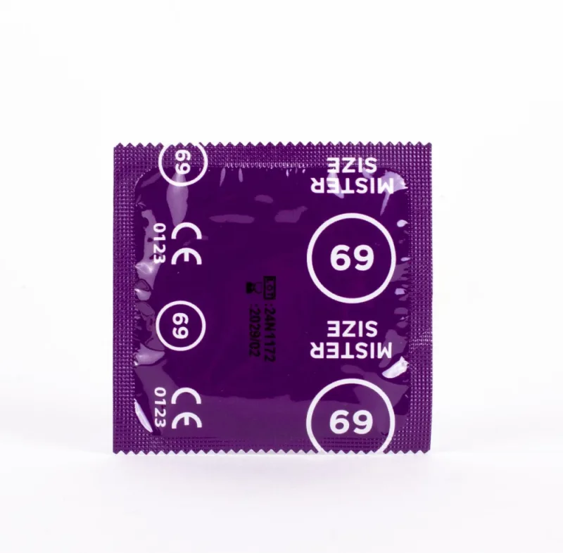 Prezervative, Mister Size, Real Feeling, 69mm, albastre — preț și oferte