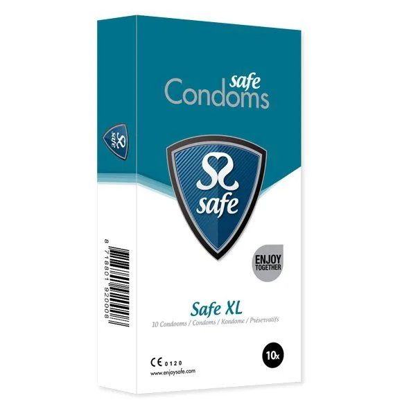 Prezervative Safe XL albastru, 10 bucati — preț și oferte
