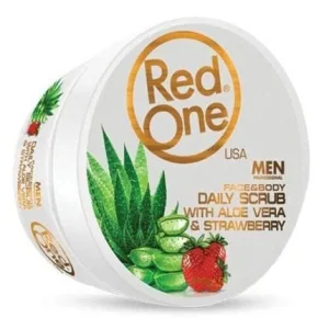 Exfoliant zilnic, Redone, Aloe Vera și căpșuni, 450ml