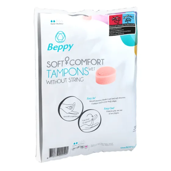 Set Tampoane, Beppy, WET, Roz, Pachet 30 buc — preț și oferte
