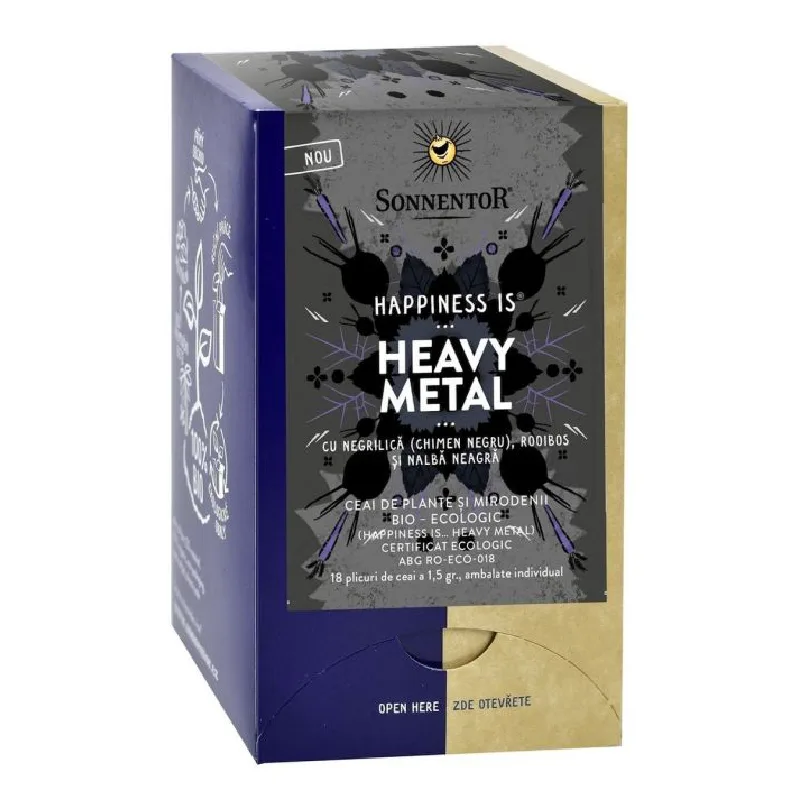Ceai Bio Heavy Metal, 18 plicuri, Sonnentor — preț și oferte