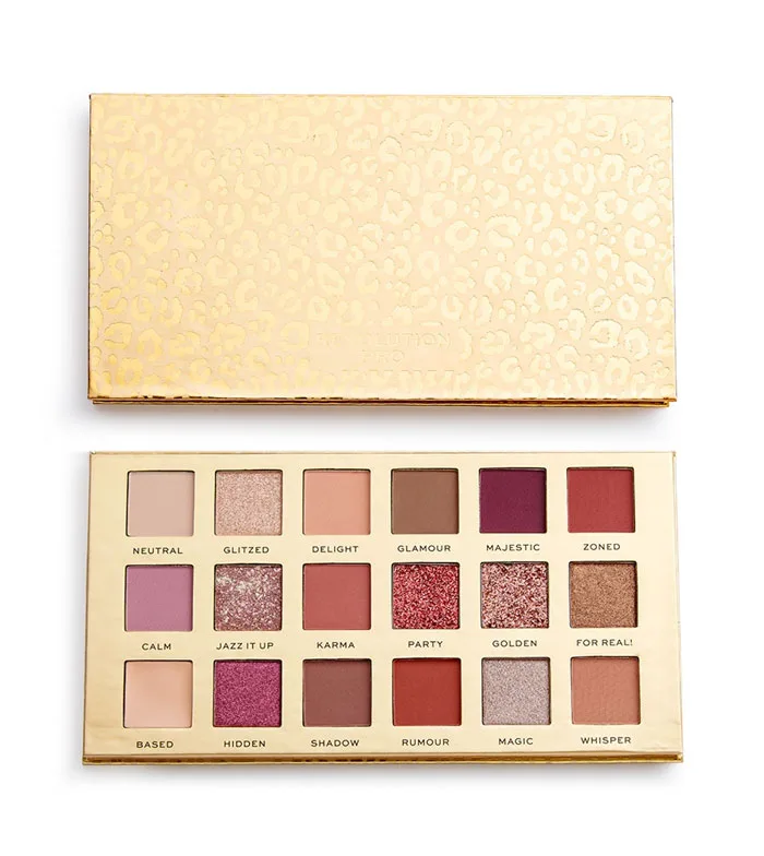 Paletă farduri de pleoape, Revolution Beauty, New Neutral, 18 nuanțe Makeup Revolution — preț și oferte