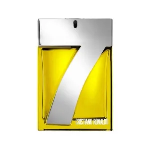 Parfum Cristiano Ronaldo CR7, EAU DE TOILETTE 30 ml, design galben argintiu