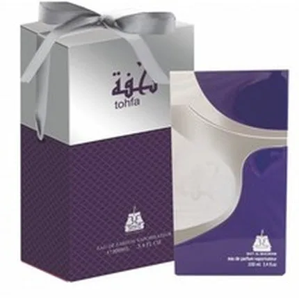 Bait Al Bakhoor Tohfa Purple, parfum pentru femei, 50 ml, design cu dantelă și fundal argintiu — preț și oferte