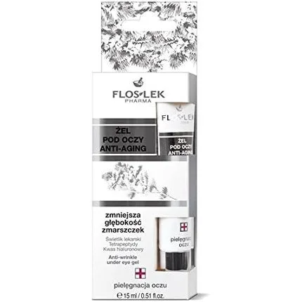 Gel pentru ochi, Flos Lek, riduri, acid hialuronic 15ml — preț și oferte
