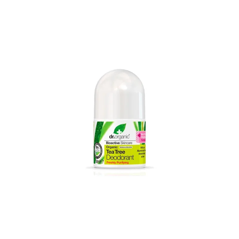 Deodorant natural, Dr Organic, Tea Tree, 50ml — preț și oferte