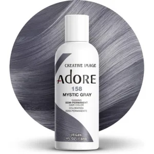 Vopsea păr, Adore, Mystic Gray, semi-permanent, 118ml