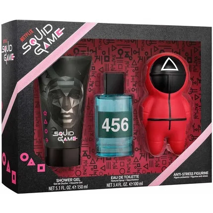 Set cadou, Air Val International, Squid Game, Eau de Toilette 100ml, Gel de duș 150ml — preț și oferte