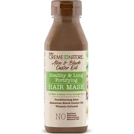 Mască păr, Creme Of Nature, Aloe și Ulei Ricin Negru, 355 ml — preț și oferte