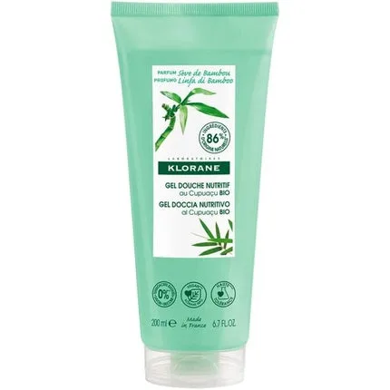 Gel de Duș Klorane cu Unt Organic de Cupuaçu și Suc de Bambus, Verde, 200ml — preț și oferte