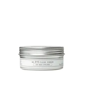 Pomadă de păr Depot No. 315 Fixing Pomade, ambalaj argintiu, capac rotund, 75ml