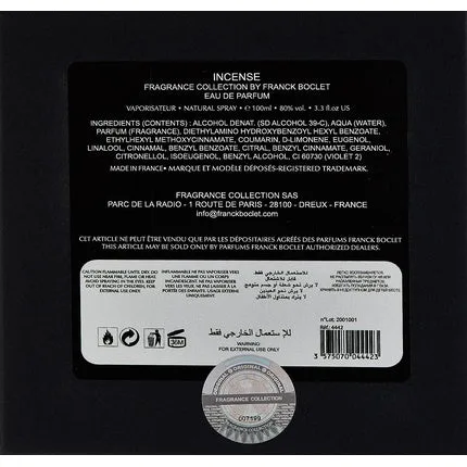 Parfum Franck Boclet Incense 100ml — preț și oferte