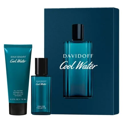 Set Cadou Parfum Davidoff Cool Water Eau de Toilette 100 ml + Gel de Duș 75 ml — preț și oferte