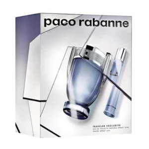 Set Parfum Paco Rabanne Invictus, 100ml + 20ml, Apă de toaletă, Set cadou