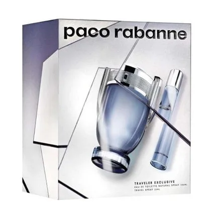 Set Parfum Paco Rabanne Invictus, 100ml + 20ml, Apă de toaletă, Set cadou — preț și oferte