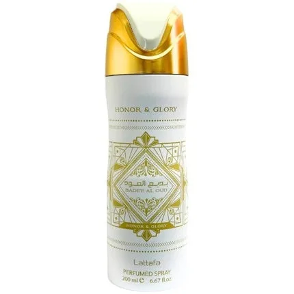 Lattafa Badee Al Oud Honor Glory Deodorant Spray, Parfumat, Alb și Auriu — preț și oferte