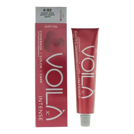 Vopsea de păr Intercosmo Voila 3c Intense #92 Graphite Silver — preț și oferte