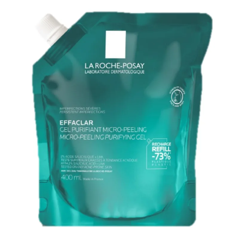 Rezerva Gel de curatare micro-exfoliant Effaclar, 400 ml, La Roche-Posay LA ROCHE POSAY — preț și oferte