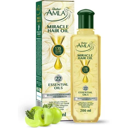 Ulei păr, Dabur, Amla Miracle, 200ml, uleiuri esențiale — preț și oferte